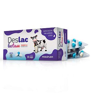 Deslac Lactase Zero Maxinutri 30 Cápsulas