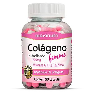 Colágeno Hidrolisado Femme Maxinutri 90 Cápsulas