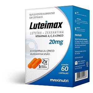 Luteimax Luteína + Zeaxantina Maxinutri 60 Cápsulas
