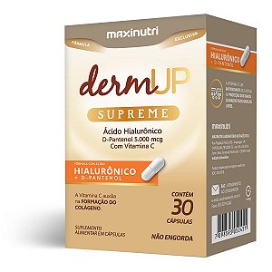 Dermup Supreme Hialurônico Maxinutri 30 Cápsulas