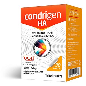 Condrigen HA Colágeno Tipo 2 Maxinutri 30 Cápsulas