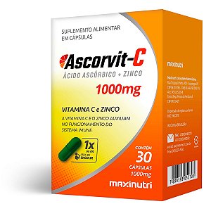 Ascorvit-C Maxinutri 30 Cápsulas