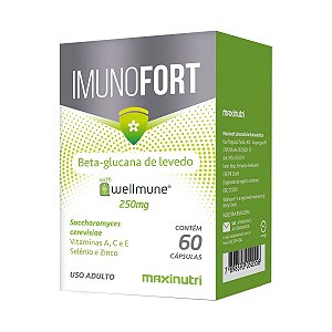 Imunofort Wellmune Maxinutri 60 Cápsulas
