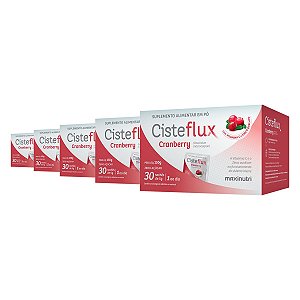 Kit 5 Cisteflux Cranberry Maxinutri 30 sachês