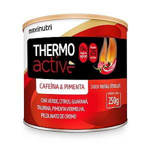 Thermo Active Cafeína Maxinutri 250g Frutas Cítricas