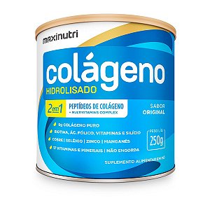 Colágeno Hidrolisado 2 em 1 Maxinutri 250g Original