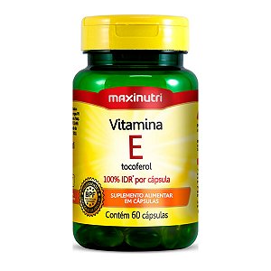 Vitamina E 100%IDR Maxinutri 60 Cápsulas