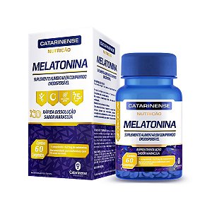 Melatonina Sabor Maracujá - Catarinense 60 Comprimidos