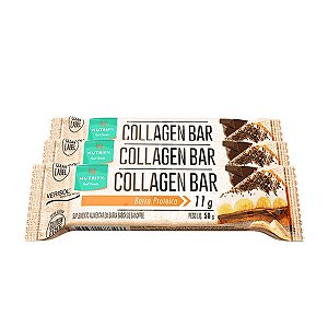 Kit 3 Collagen Bar Nutrify Barra de proteína Banoffe Und 50g