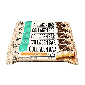 Kit 5 Collagen Bar Nutrify Barra de proteína Banoffe Und 50g