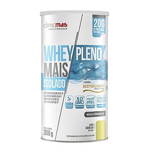 Whey Protein Isolado Clinicmais Pleno Baunilha 300g