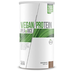 Vegan Protein Pea & Rice Chá Mais 450g Chocolate
