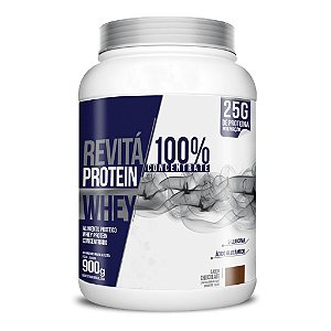 Whey Protein Concentrate 25g Revitá 900g Chocolate