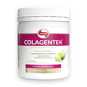 Colágeno Hidrolisado Colagentek Vitafor 300g Limão