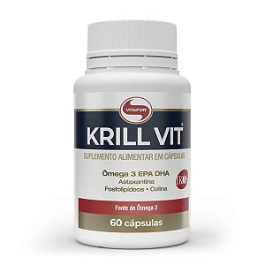 Krill Vit Vitafor Óleo de Krill 60 Cápsulas