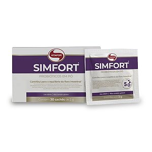 Probióticos Simfort Vitafor Mix 30 Sachês de 2g