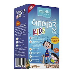 Ômega 3 Pro Kids Oil Equaliv 30 Cápsulas