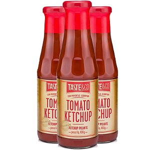Kit - 3 Ketchup com Pimenta Scorpion Taste & Co 400g
