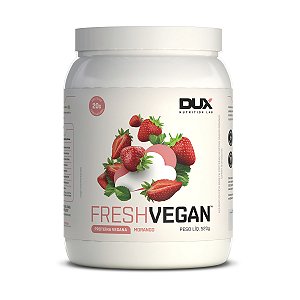 Proteina Vegetal Dux Fresh Vegan Morango 520g