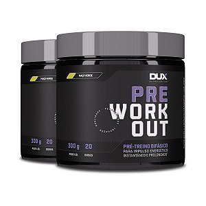 Kit 2 Pré Treino Dux Pre Workout Maçã Verde 300g