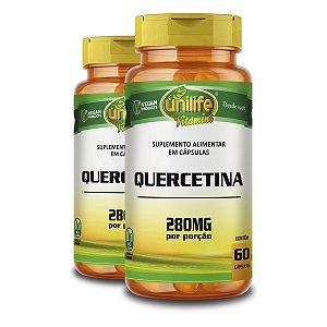 Kit 2 Quercetina Unilife 60 Cápsulas