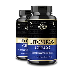 Kit 2 Fitoviron Grego Unilife 90 Cápsulas 500mg