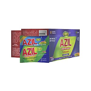 Kit 2 Azil Efervescente Unilife Abacaxi Hortelã Limão Uva 6un
