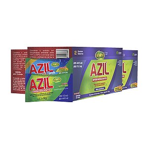 Kit 3 Azil Efervescente Unilife Abacaxi Hortelã Limão Uva 6un