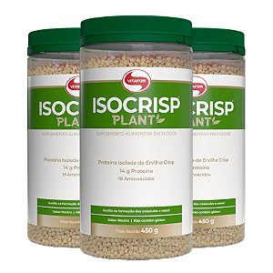 Kit 3 Isocrisp Plant Vitafor 450g