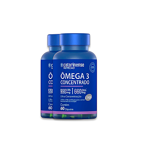 Kit 2 Ômega 3 Concentrado Catarinense 60 capsulas