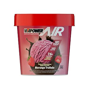 Pasta de Amendoim Vitapower Whey Morango Trufado 280g