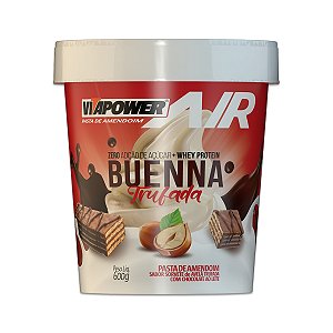 Pasta de Amendoim Vitapower Whey Buenna Trufado 600g