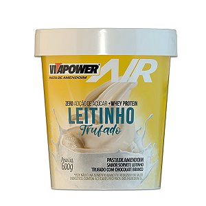 Pasta de Amendoim Vitapower Whey Leitinho Trufado 600g