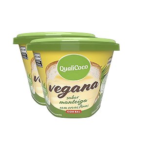 Kit 2 Manteiga de Coco Qualicoco com Ervas Finas 200g