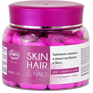 Skin Hair e Nails Femme Care Unilife 90 Cápsulas