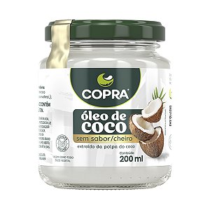 Óleo de Coco Sem Sabor Copra 200ml