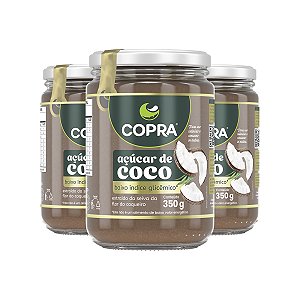 Kit 3 Açúcar de Coco Copra Vegano 350g