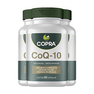 Kit 3 Coenzima Q10 Copra 60 Cápsulas