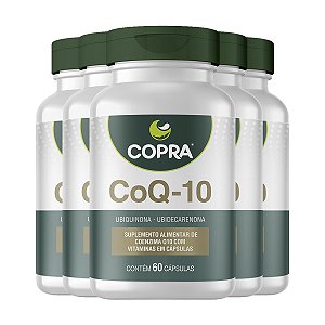 Kit 5 Coenzima Q10 Copra 60 Cápsulas