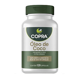 Óleo de Coco Extra Virgem Copra 120 Cápsulas