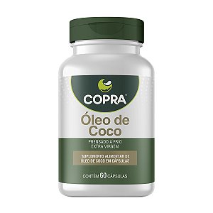 Óleo de Coco Extra Virgem Copra 60 Cápsulas