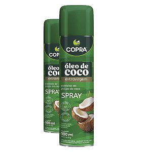 Kit 2 Óleo de Coco Extra Virgem Copra Spray 100ml