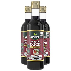 Kit 3 Shoyu de Coco Copra 250ml