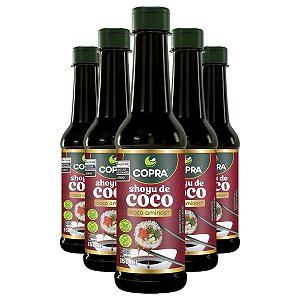 Kit 5 Shoyu de Coco Copra 150ml