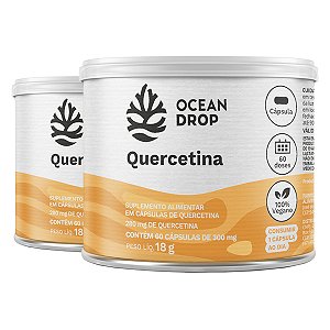 Kit 2 Quercetina Ocean Drop 60 Cápsulas