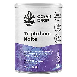 Triptofano Noite Ocean Drop Vegano 120 Cápsulas