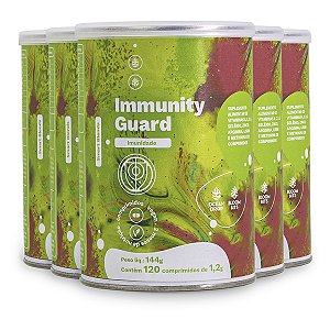 Kit 5 Immunity Guard Imunidade Ocean Drop 120 Comprimidos