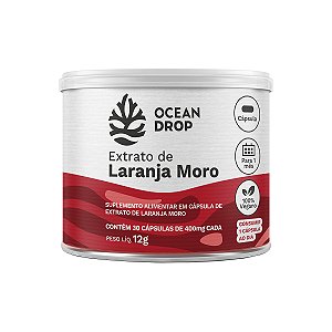 Laranja Moro Ocean Drop Vegana 30 Cápsulas