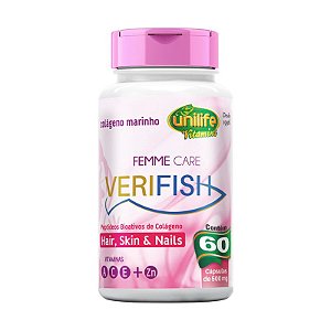 Colágeno Femme Care Verifish Unilife 60 Cápsulas