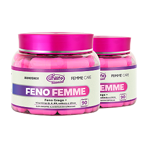 Kit 2 Feno Femme 90 Cápsulas Unilife